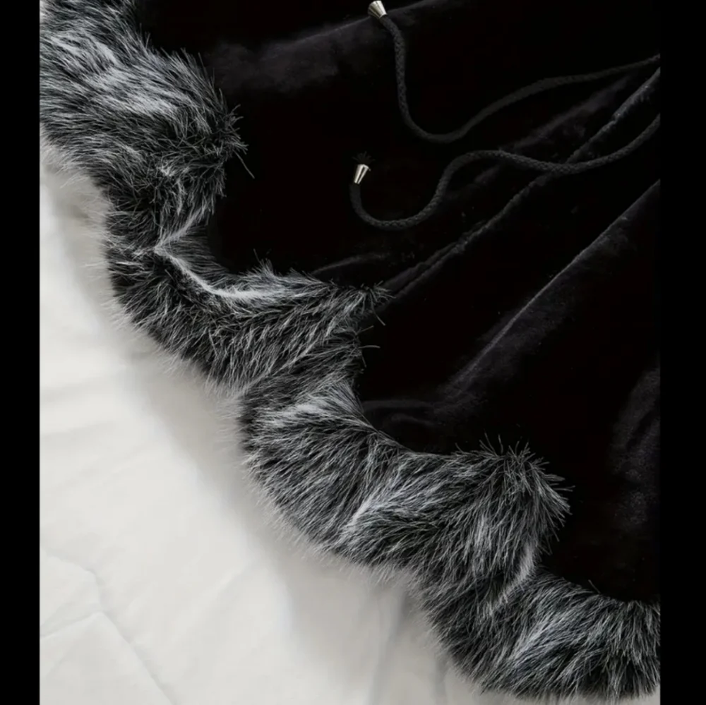 Women Casual Faux Mink Fur Coat With Fox Fur Collar Knitted Polyester Fa… - Picture 2 of 7